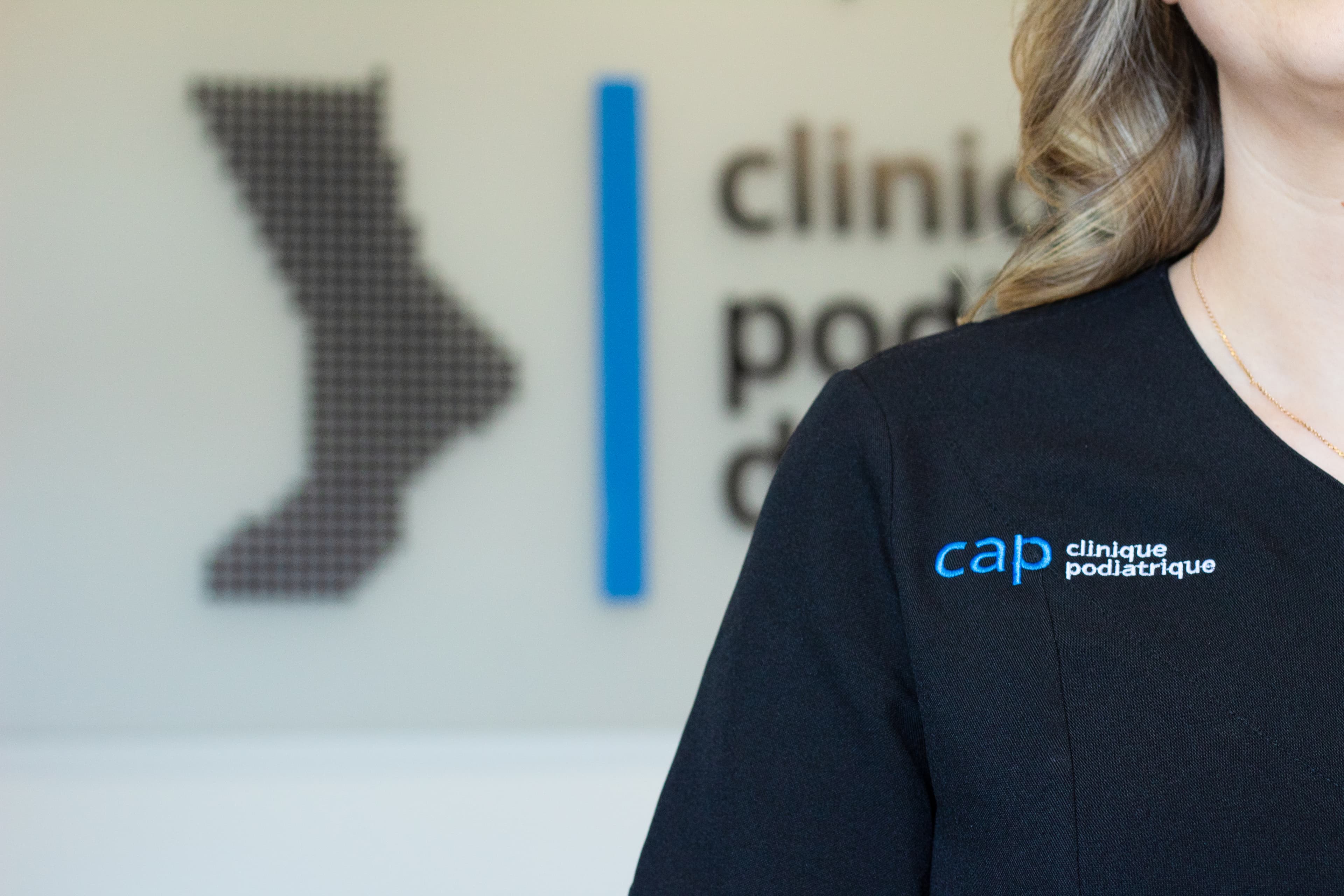 Membre de l'équipe à la Clinique podiatrique du Cap
